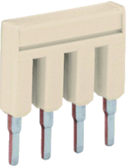 Wago 2001-403 - brug lichtgrijs 3-voudig