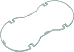 ABB 7129.150 - verhogingsring 3 mm, stapelbaar, t.b.v. h251 g251