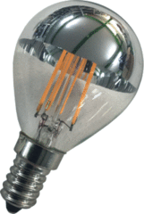 Bailey 80100037529 - filament kogel e14 230v 3w kopspiegel zilver