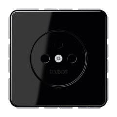 Jung CD511NSW - CD 511 NSW - wcd 2-polig zwart zonder randaarde cd511nsw