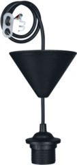 Bailey 141258 - pendelset 80cm zwart e27