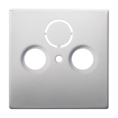 Busch Jaeger 2CKA001724A4271 - inzetplaat coax 1743-866 pure stainless steel