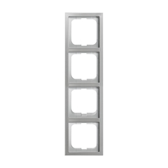 Busch Jaeger 2CKA001754A4320 - afdekraam 4-voudig 1724-866k pure stainless steel