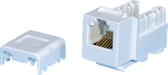 Radiall R280MOD804A - modulair jack rj12 6p6c (voor telefoonaansluiting)