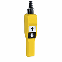 Schneider Electric XACA201 - hangende drukknopkast compleet