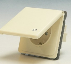 Peha 00362011 - tegel wcd + randaarde + klapdeksel 80.6611kwuw creme IP44