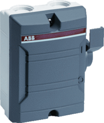 ABB Componenten 2CMA142405R1000 - werkschakelaar / lastscheider 4-polig 25a opbouw BW425TPSN