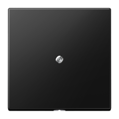Jung LS990ASWM - Afdekking LS990 grafiet zwart voor kabelinvoer met draagring en trekontlasting