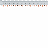 Hager KBN663A - Doorverbindingsrail 3p+N 63A stift voor 12 1p+N automaten 1M, 10 mm²
