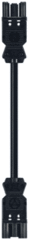 Wieland 92.232.2000.1 - gst18i3 koppelsnoer 1,5mm² 2 meter pvc eca zwart