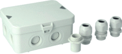 Attema AT2290 - 2290 - kabeldoos ak2 ip65 + 3 wartels m20