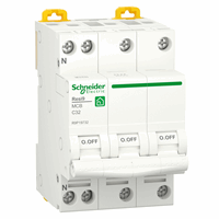 Schneider Electric R9P19732 - resi9 krachtautomaat 3p+n c32 6ka