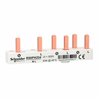 Schneider Electric R9XPH204 - Doorverbindkam voor aardlek 2-polig + 2 groepen 1p+n per stuk