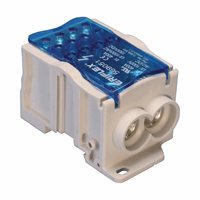 nVent ERIFLEX 569051 - Eénpolig verdeelblok, 400 A IEC, input 2, output 12 kabels, koper