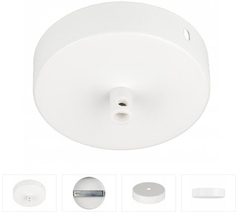 Bailey 139703 - plafondkap metaal wit diameter 100mm wit