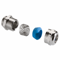 Pflitsch 519303 - Bg225mstri - emc-wartel, messing vern. m25x1,5, doorlaat 11-20mm scherm 10-16mm