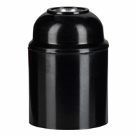 Bailey 141130 - Lamphouder E27 glad zwart 39x54mm m10x1