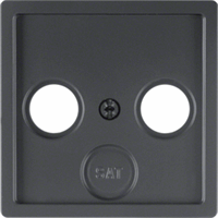 Hager 12036086 - Afdekplaat antenne Q1/Q3/Q7 antraciet