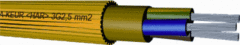 Draka 120425 - qwpk geel pur kabel 3g1.5 rol 100 meter