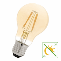 Bailey 141865 - led fil night sensor a60 e27 4w (29w) 300lm 822 gold