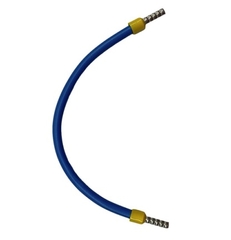 Draadbrug 6mm2 blauw lengte 270mm voorzien van 2 aderhulzen