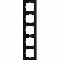 Kopp 407250000 - hk07 pure - afdekraam 5-voudig mat-zwart