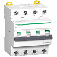Schneider Electric A9D87416 - acti9 ic60 aardlekautomaat 4p 16a 30ma b-karakteristiek 6ka