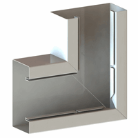 Legrand 351325 - hoekstijg-/zakstuk 130x63mm ral1013