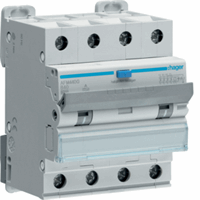 Hager AFM440G - Aardlekautomaat 4-polig 40 A B-karakteristiek 6 kA 300 mA klasse A