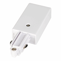 SLV 143031 - Voeding voor 1-fase HV-stroomrail wit aarde links