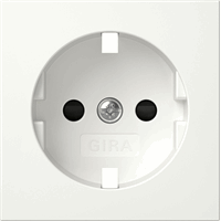 Gira 492103 - afdekplaatje wcd/ra kinderveilig zuiver wit glanzend
