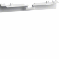 Hager SL20055A9016 - SL, plintpasstuk voor outlet voor goot 55 mm, verkeerswit