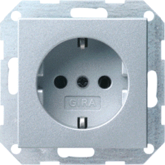 Gira 446626 - wcd randaarde inz sys55 aluminium