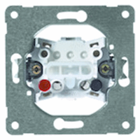 Peha 00193111 - Pulsdrukker inbouw, 10 A, 250 V1-polig met maakcontact