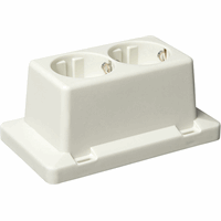 ABB 1SPA007160F9200 - deksel 3611w2s met 2-voudige wandcontactdoos