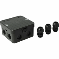 Attema AT2280.01 - kabeldoos ak1-m20 ip65 (+ wartels) zwart
