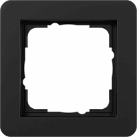 Gira 0211153 - afdekraam 1-voudig zwart mat e1