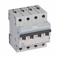 Legrand 403417 - installatieautomaat tx3 4p b16a 6000a, 4modules