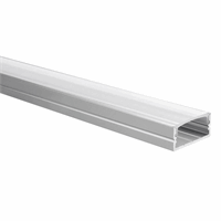 Yphix 50289432 - LED strip profiel Senisa aluminium breed 1m incl. transparante afdekkap