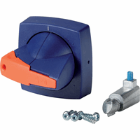 Eaton 1818029 - Draaigreep, 6mm, deurinbouw, blauw, hangslot