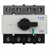 Eaton 199534 - lastscheider dumeco 100a 4p, draaigreep zwart