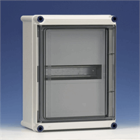 Eaton 1864831 - Lege kast, scharnierend deksel + 1 hoedprofiel met 1 slot