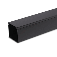 Canalit 952040 - Kabelkanaal 40x40mm zwart, 1x2 meter met folie