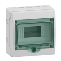 Schneider Electric 13978 - Mureva - Mini verdeler met DIN-rail - 1x8 modulen - Zonder klemmenblok