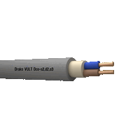 Draka TU4604743 - 835498 - vult dca 0,6/1kv gy 2x6 mm2 ms rf10