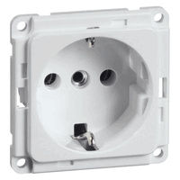 Peha 00621011 - Compacta wandcontactdoos met randaarde, 1-voudig, 32 mm inbouw diepte,