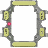 Gira 3792011 - led-verl.el. 230 v~/v2 0,5 ma accessoires rood