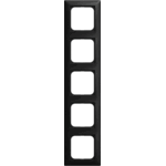 Busch Jaeger 2CKA001725A1572 - afdekraam 5-voudig balancde mat zwart 1725-915