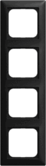 Busch Jaeger 2CKA001725A1571 - afdekraam 4-voudig balance mat zwart 1724-915