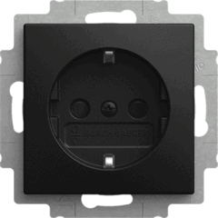 Busch Jaeger 2CKA002013A5542 - wcd randaarde kinderveilig inbouw Balance mat zwart 20 EURB-915